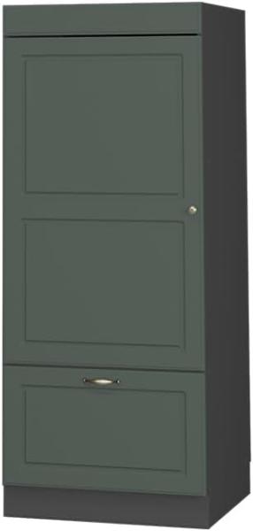 Vicco Mikrowellenschrank Fame-Line, Grün-Gold Landhaus/Anthrazit, 60 cm