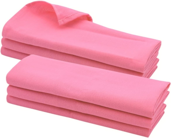 Engelland Geschirrtuch Küchentuch, (Vorteils-Set, 6-tlg, Rippenstruktur), 100 % Baumwolle, integrierte Aufhängeschlaufe, 70 x 50 cm, saugfähig