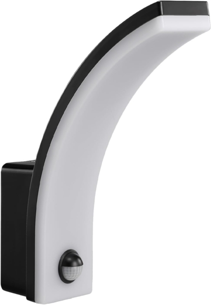 Maclean LED Außen-Wandleuchte MCE512, neutralweiß, LED-Dämmerungssensorlampe IP65 Bewegungsmelder