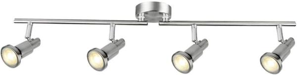 Brilliant Leuchten No. G57432-77 LED Spotrohr Ryan 4-flg GU10 eisen chrom