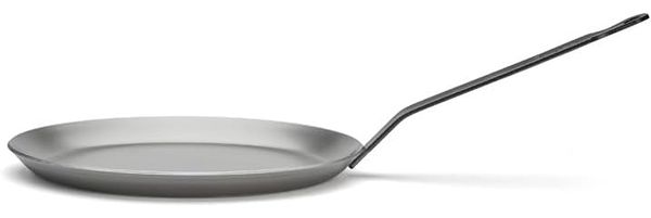 de Buyer - Crêpe-Pfanne CARBONE PLUS aus schwerem Eisenstahl - 22 cm - 5120.22, Silber