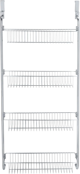 WENKO Türregal XL, zum Einhängen an Türen, Hängeregal aus Metall mit 4 Körben Bild 12