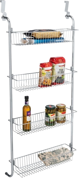 WENKO Türregal XL, zum Einhängen an Türen, Hängeregal aus Metall mit 4 Körben Bild 17