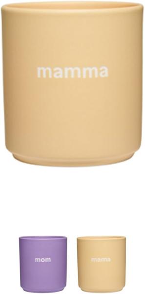 Design Letters Becher VIP Favourite Cup Mamma Solitary Star Beige 10101002SOLIBEMAMMA