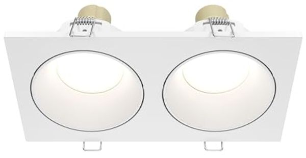 Maytoni Downlight Zoom, Weiß, 2 flg, 50 W, 17 x 9 x 3,6 cm (LxBxH)