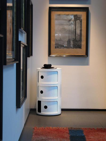 Kartell Componibili, 3 Elements, Violet, Runde Basis Bild 2