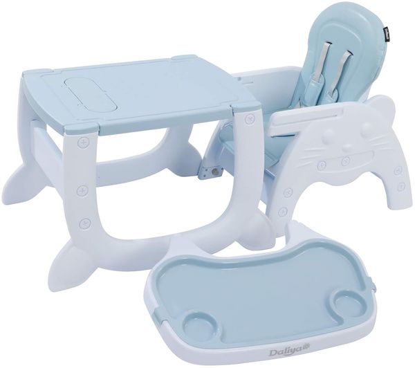 Daliya® Kombihochstuhl MULTIHOK 4in1 Baby- & Kinderhochstuhl, Spieltisch mit Kinderstuhl (Set, 3 St), Kinderhochstuhl wandelbar zu Spieltisch oder Lerntisch mit Kinderstuhl Bild 9
