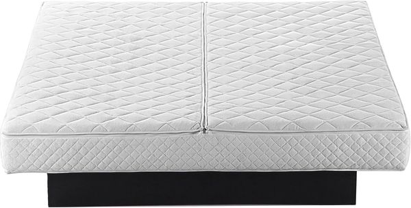 Wasserbett Samtstoff LAVAUR 180 x 200 cm Taupe Bild 9