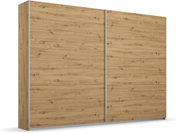 Rauch Möbel Schrank, Holzwerkstoff, Eiche Artisan, Breite 261 cm