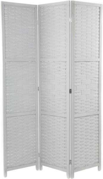 Raumteiler Bambu 3-tlg. Bambus Holz grau