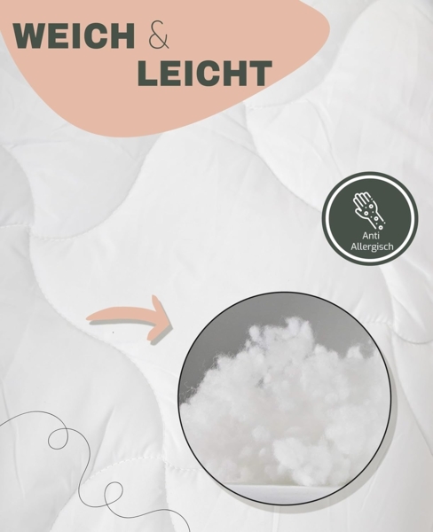 livessa Microfaserbettdecke Bettdecke in 6 weiteren Größen, Füllung: Hohlfaser, Bezug 100% Mikrofaser, Wärmeklassen: Alle Jahreszeiten Bild 5