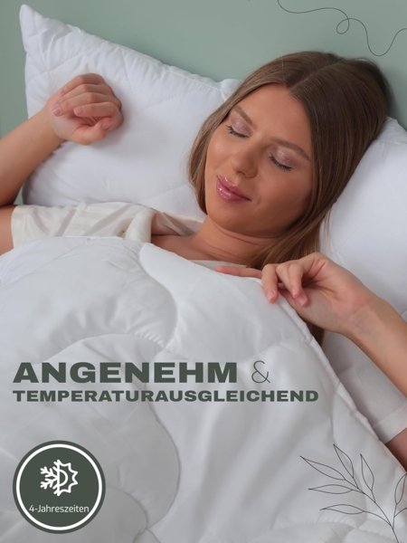 livessa Microfaserbettdecke Bettdecke in 6 weiteren Größen, Füllung: Hohlfaser, Bezug 100% Mikrofaser, Wärmeklassen: Alle Jahreszeiten Bild 6