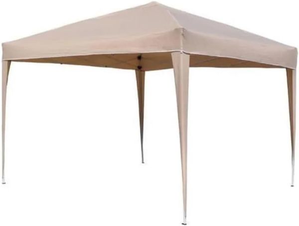 HI Faltbares Partyzelt 3x3 m Beige
