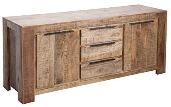 riess-ambiente Sideboard IRON CRAFT 174cm natur, Massivholz · 3 Schubladen · Kommode · Mangoholz · Wohnzimmer
