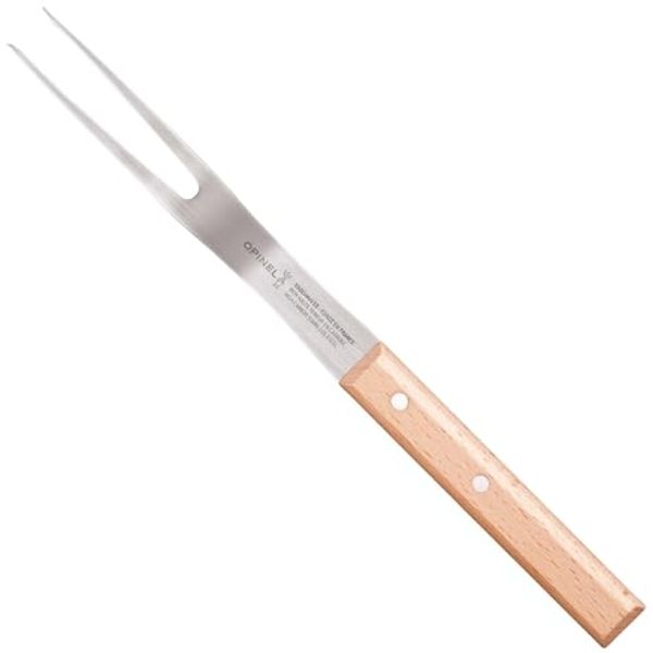 Opinel 'Classic Collection' Fleischgabel, Stahl/Buchenholz Silber/Natur, ‎35,56 cm