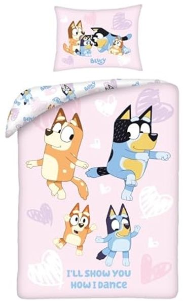 Bluey Bettwäsche Kinderbettwäsche BY9726 140x200 cm + 70x90 cm