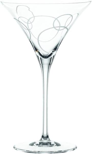 Spiegelau Cocktailglas Set Signature Drinks Circles 2-tlg, Kristallglas, 220 ml, 4035270