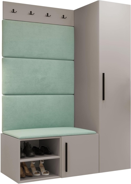 Garderoben-Set Mapreni II (Farbe: Cashmere, Manila 11)