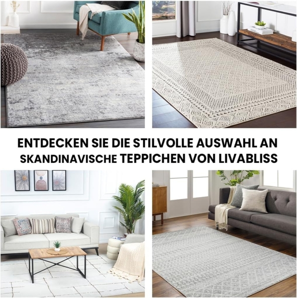 Surya AYA Teppich Off-Weiß 200 cm 274 cm 200x274 cm Bild 6