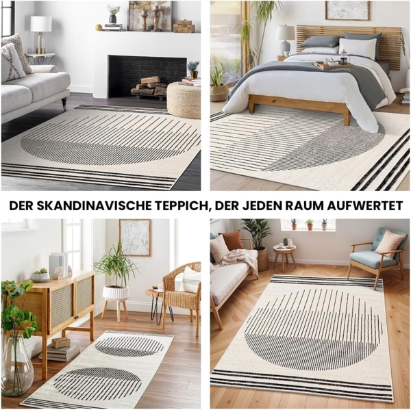 Surya AYA Teppich Off-Weiß 200 cm 274 cm 200x274 cm Bild 5