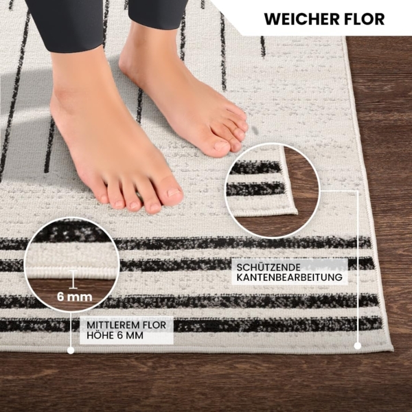 Surya AYA Teppich Off-Weiß 200 cm 274 cm 200x274 cm Bild 4