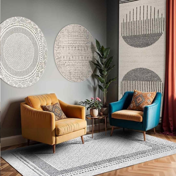 Surya AYA Teppich Off-Weiß 200 cm 274 cm 200x274 cm Bild 8