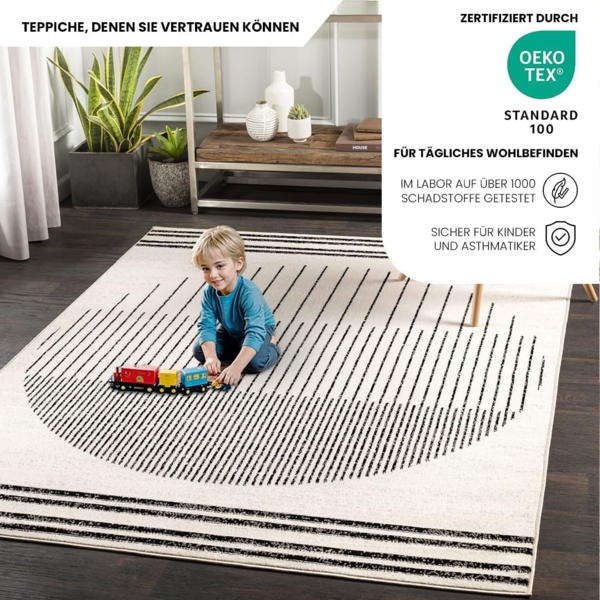 Surya AYA Teppich Off-Weiß 200 cm 274 cm 200x274 cm Bild 3