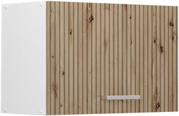 Vicco Hängeschrank R-Line, Artisan-Eiche/Weiß, 60 cm Flach