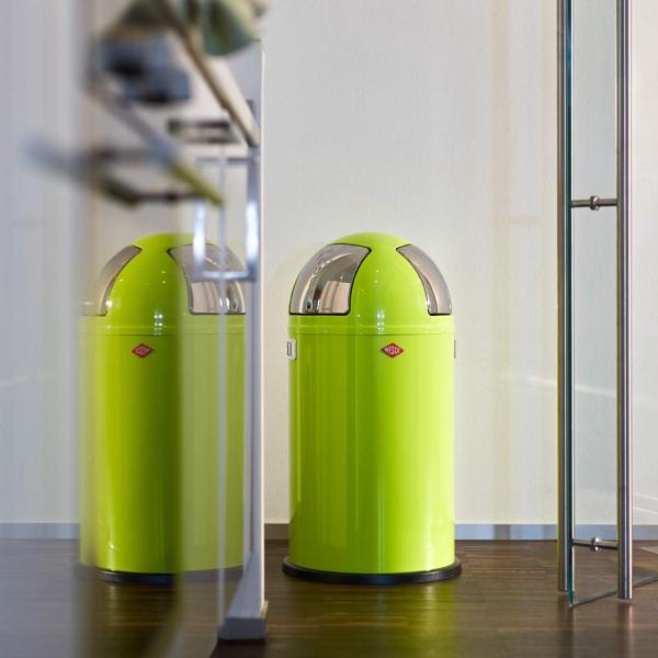 Wesco Mülleimer - Push Two - Mint Bild 2