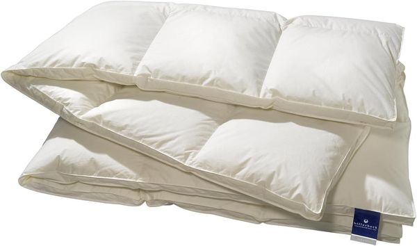 Billerbeck Daunendecke Nena 306 Kassette II warm, Füllung: 100% Gänsedaunen|140x220 cm