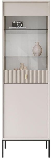 Lookway Vitrine MIDNIGHT mit Glastür auf Gestell Breite: 54 cm