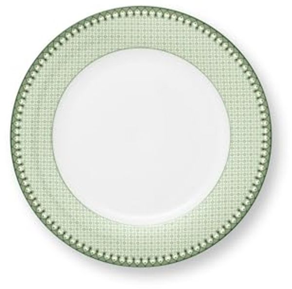 PiP Studio Speiseteller Lily&Lotus Tiles Light Green Speiseteller 26,5cm