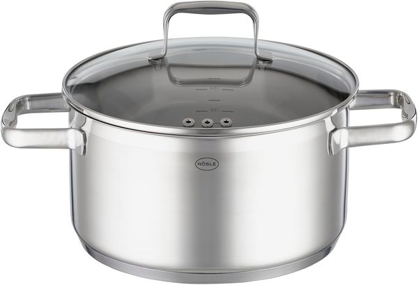 Rösle CHARM Edelstahl Kochtopf mit Deckel Ø16 cm