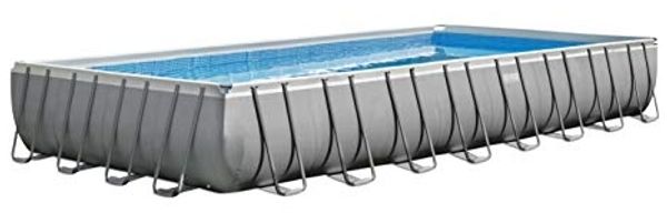 Intex Ultra Frame Pool Set, grau, 732 x 366 x 132 cm
