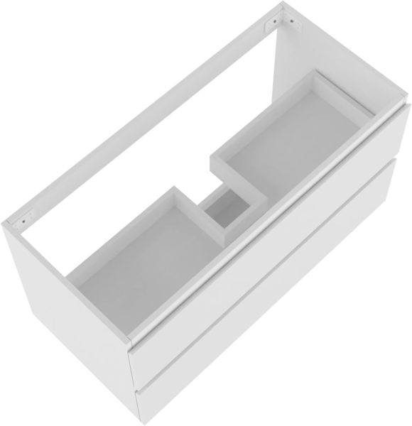 Waschbeckenunterschrank 80 cm Unterschrank Waschtischunterschrank Weiß Bild 6