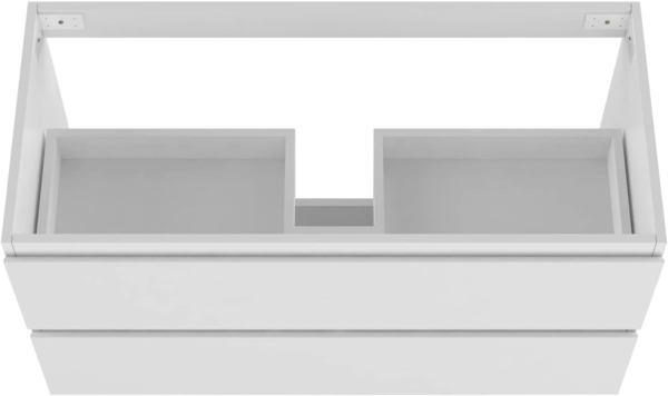 Waschbeckenunterschrank 80 cm Unterschrank Waschtischunterschrank Weiß Bild 5