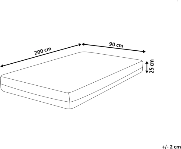 Latexmatratze COZY hart 90 x 200 cm Bild 2