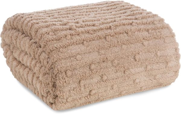 Decke LISA beige 220x200 cm beige
