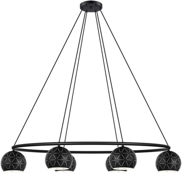 Eglo 98456 Pendelleuchte CANTALLOPS E14 6X40W schwarz L:115cm B:52cm H:110cm