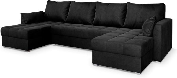 Masseno Ecksofa NAKO mit Schlaffunktion U-Form, Sofa mit Bettkasten