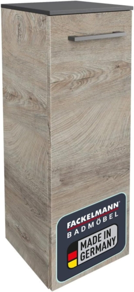 Fackelmann OXFORD Midischrank 30 cm breit, Braun hell