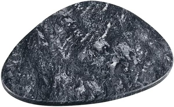 Kesper Servierteller aus poliertem Marmor 25x25 cm