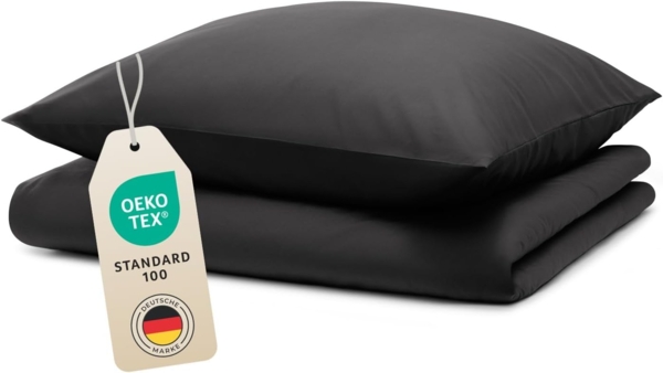 Blumtal Bettwäsche Oeko-TEX zertifizierte Mikrofaser Bettwäsche pflegeleicht & faltenfrei, Bettbezüge aus Atmungsaktivem Mikrofaser