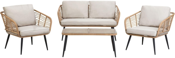 Garten Lounge CORINTH II Natürlich