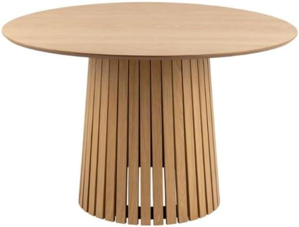 Christo Esstisch braun Holzwerkstoff furniert