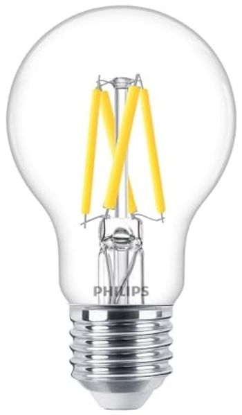 PHILIPS MAS LEDBulb DT3.4-40W E27 CRI95A60CL G LED-Lampe FM E27 A60 2200-2700K 470lm kl