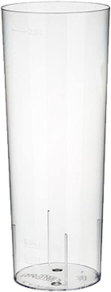 10 Gläser für Longdrinks, PS 0,3 l Ø 5,85 cm · 15,2 cm glasklar