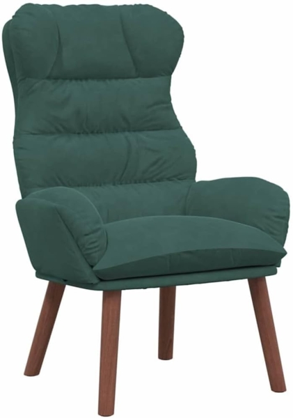 vidaXL Sessel Dunkelgrün 69 x 74 x 93 cm Samt 42001889