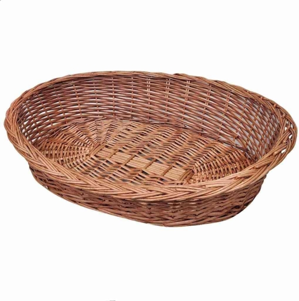 vidaXL Hundebett aus Weide Natur 90 cm 170340