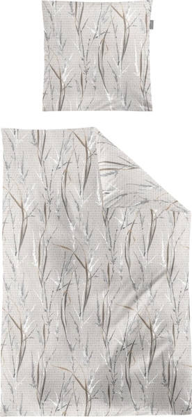 Irisette Bettwäsche Easy 8648, Seersucker, 2 teilig, pflegeleicht und bügelfrei